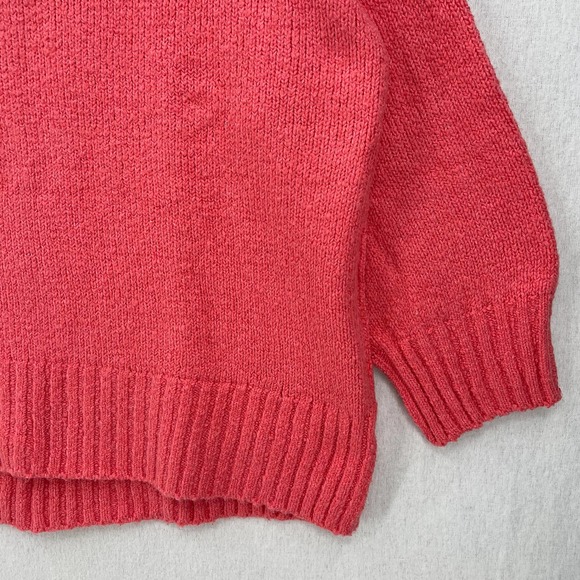 FREE PEOPLE Sweater Womens Small Pink Brookside Tunic Pullover Oversized Slouchy - Picture 8 of 16